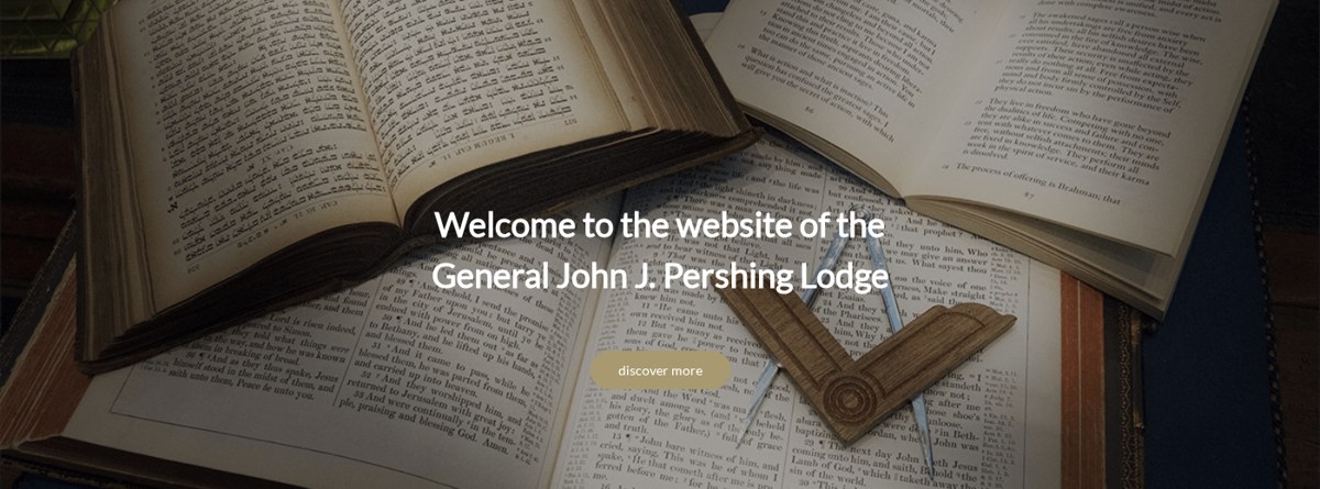 General John J. Pershing Lodge website hero image
